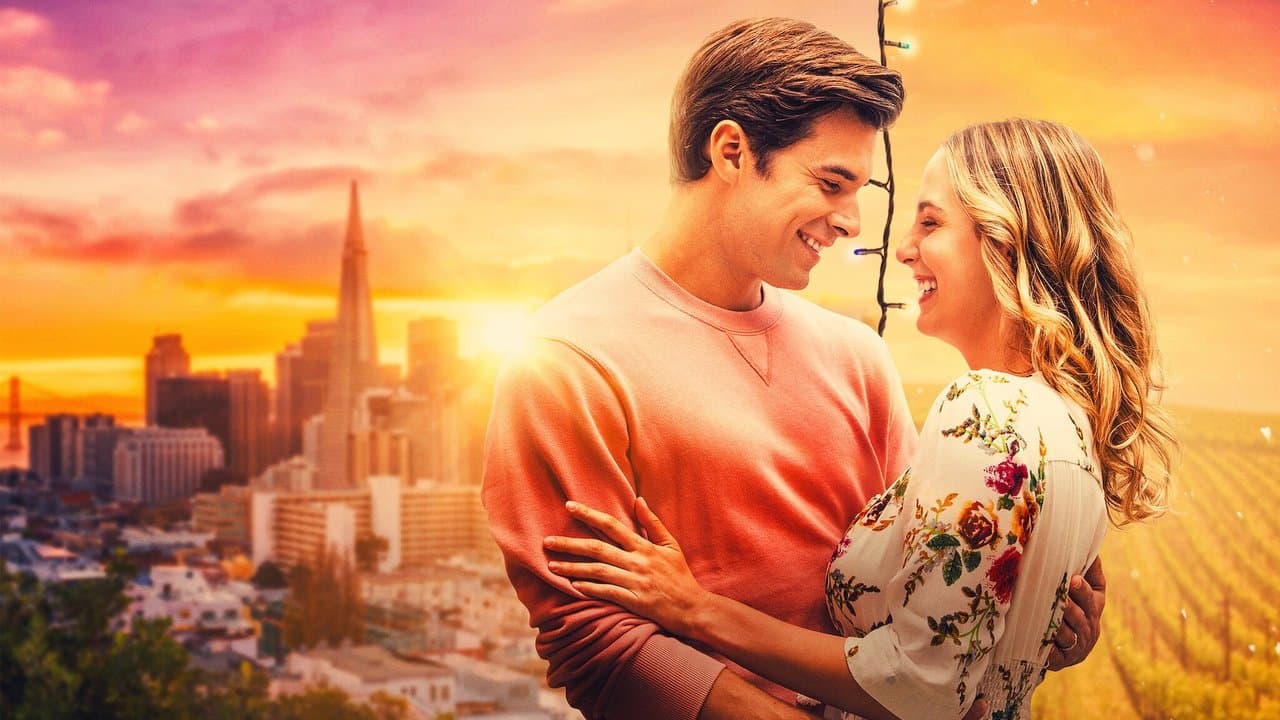 A California Christmas: City Lights (2021) backdrop
