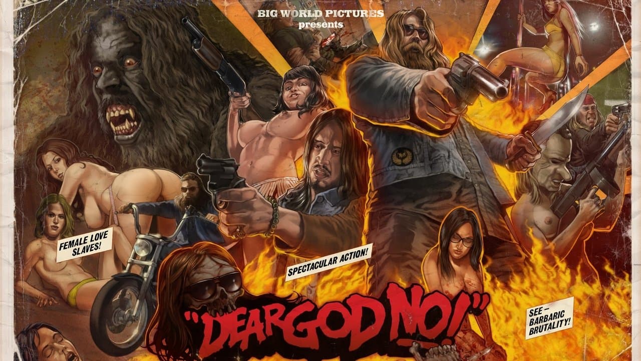 Dear God No! (2011) backdrop