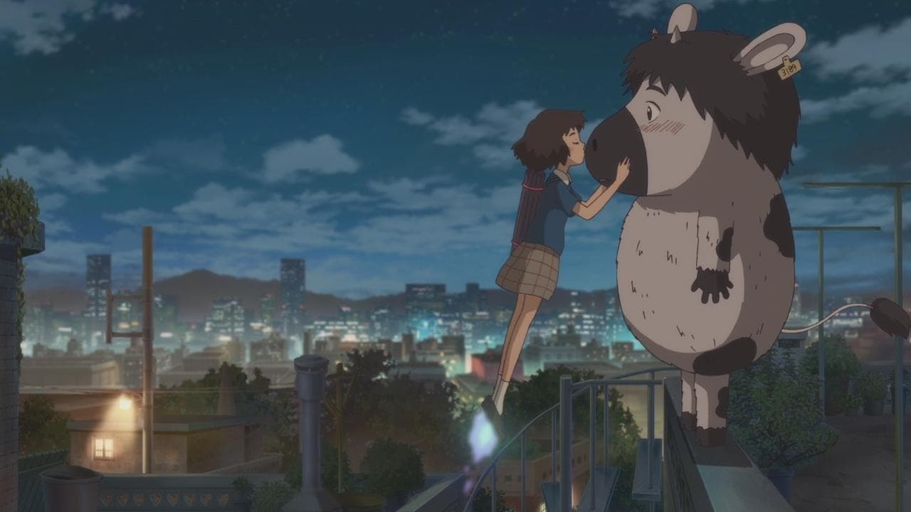The Satellite Girl and Milk Cow (2014) backdrop