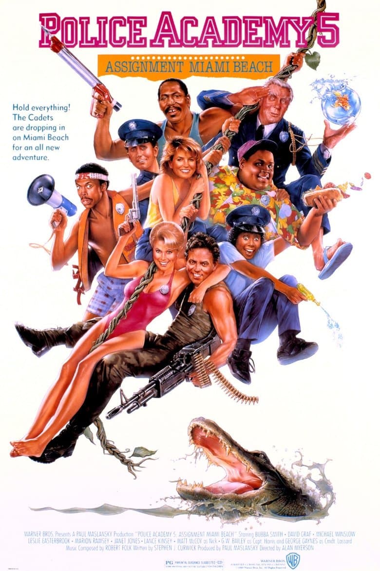 Police Academy 5: Assignment: Miami Beach (1988) BluRay 480p & 720p Movie Download